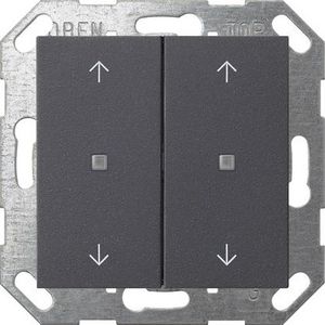 Drukc. wip 2-v pijlen OneKNX System 55 antraciet