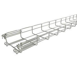 Lengte a 3m. Draadgoot Fasclic + 54/150 RVS 304L