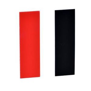 Etiket 8x27mm schild 30x40mm Zwart/rood XB4/XB5 VVE=10