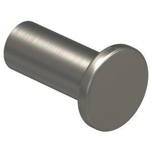 Handdoekhaak geborsteld nickel