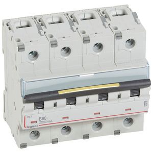 Installatieautomaat 4-polig B-karakteristiek 80A 10000A/16kA DX³ DIN