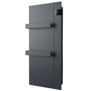 Elektr. badkameradiator E-Comfort ONSEN 900x400mm 750W grijs staal