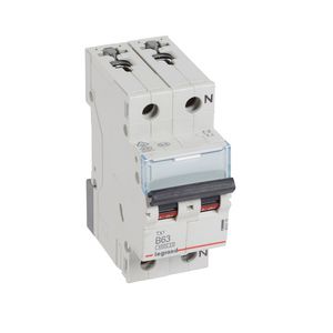 Installatieautomaat MCB TX3 1-polig + Nul B-karakteristiek 63A 6000A