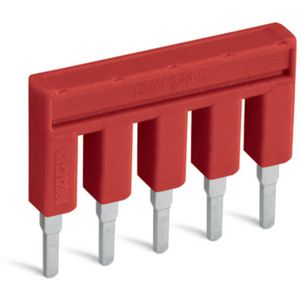Brug 5-voudig geisoleerd rood 2002-405/000-005 VVE=25