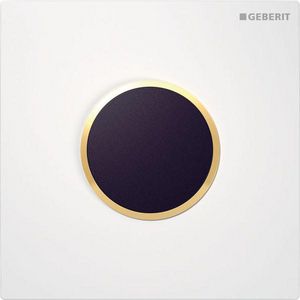 Urinoir afdekplaat infrarood Sigma 10 wit/verguld/wit