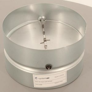 Terugslagklep rond staal 150mm m. veerspanning RSK-150