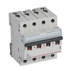 Installatieautomaat MCB TX3 4-polig B-karakteristiek 4A 6000A