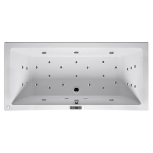 Whirlpool Lusso Rihopool 160x70cm systeem BLISS rechts hoogglans wit