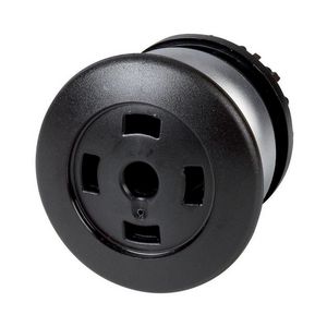 Paddestoeldrukknop zwart z. toetsplaat terugv 216728 VVE=5