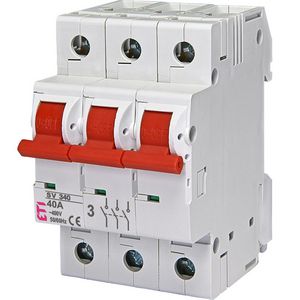 Hoofdschakelaar SV340 40A 3 mod. 3-polig SV