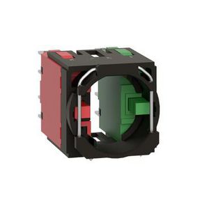Lichaam voor drukknop Ø16mm 1NC + 1NO Faston connector