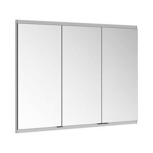 Spiegelkast inbouw onverl. 1xwcd/1xusb 1050x700x160mm zil.