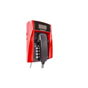 WEERBESTENDIGE TELEFOON FERNTEL IP4 ZWART/ROOD MET PANTSERSN
