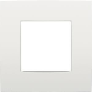 Enkelvoudige afdekplaat Intense white