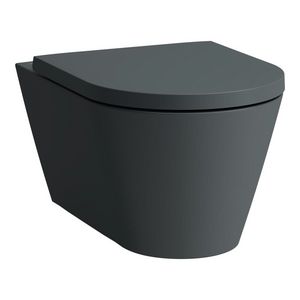 Kartell Wandcloset rimless diepspoel Graphite matt (excl. zitting)