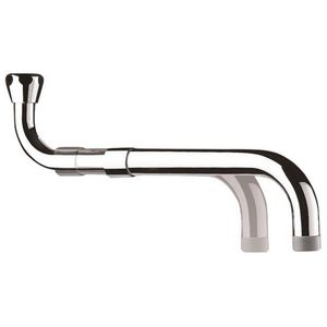 S-uitloop telescopische 3/4" bn. L=200-290mm