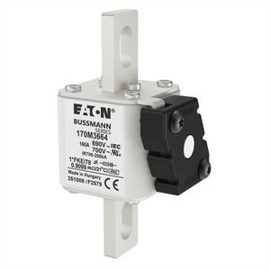 Zekering h. snelheid 160A AC 690V 200kA compact 1 45x VVE=6