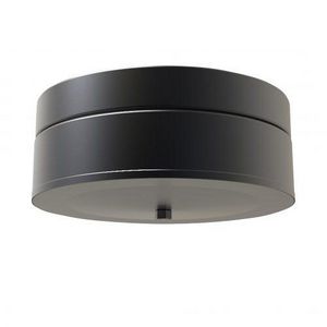 DW-KW Ø125mm Dop t-stuk+drain zwart