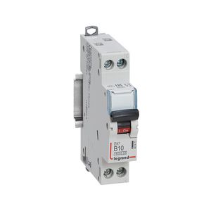 Installatieautomaat MCB DX³ 1-polig + Nul B-karakteristiek 10A 6000A VVE=10
