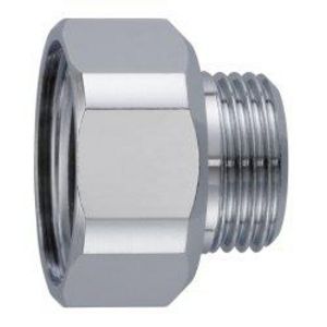 Verloopnippel messing verchroomd IG 1/2XAG 3/8 50050494