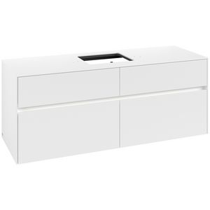 Wastafelonderkast Collaro 1400x548x500mm Wh.Matt C131B0MS