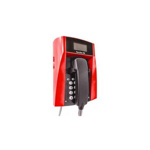 WEERBESTENDIGE TELEFOON FERNTEL IP4 ZWART/ROOD MET PANTSERSN