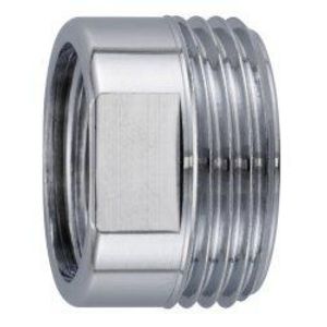 Verloopnippel messing verchroomd 1/2X3/4 50050594