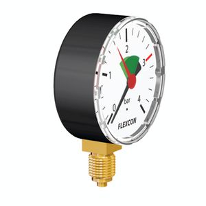 Manometer 100mm 3/8 Rad. 10bar