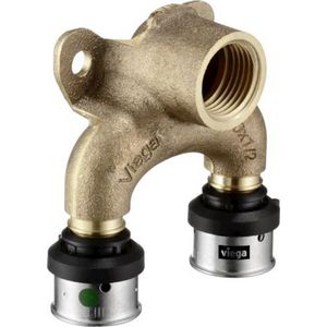 Muurplaat doorstromend SMARTPRESS 16mmx1/2" bn. 6725.7