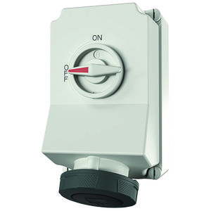 Wandcontactdoos 63A 4-polig  7H 500V IP67 DUO