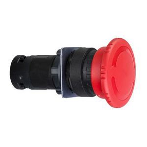 Noodstop 22 rood bolcilinderkop 40mm draaien ontgr. VVE=10