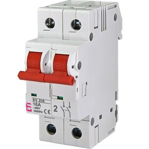 Hoofdschakelaar SV216 16A 2 mod. 2-polig SV