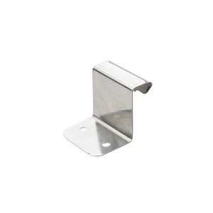 Vaste klang voor felsprofiel RVS 0,4mm 25mm h. VVE=100