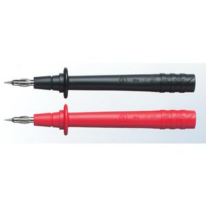 Meetprobes met 4mm lantaarnpunt, set rood en zwart