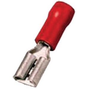 Geisoleerd vlaksteekhuls 0,5-1mm² 2,8 x 0,5 rood VVE=100