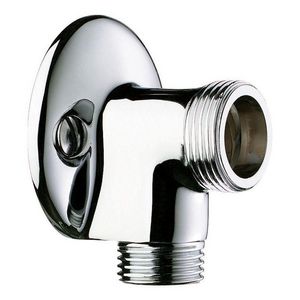 Muurplaat verstevigd 1/2"bu. x 3/4"bu. Chroom set 2st.