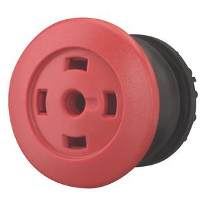 Paddestoeldrukknop rood zonder toetsplaat terugverend 216733