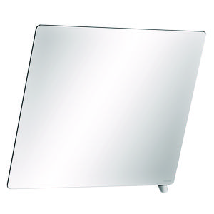 Spiegel kantelbaar 600x500 met mat gepolijste greep