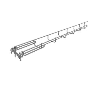 Lengte a 3m. Draadgoot Fasclic + 30/50 ZnAl