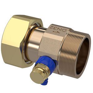 Keerklep met aftapper DN32 1.1/2"wrtlx1.1/2"bt. L=65mm