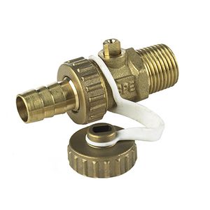 Vul/aftapkraan 1/2"bt. zonder knop