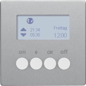 Schakelklok-opzetmod. KNX-RF berker Q.1/Q.3/Q.7 alulook