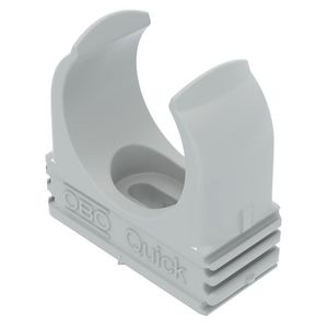 Quick-kabelbuisklem M25 polypr. lichtgrijs RAL7035