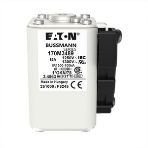 Zekering h. snelheid 63A AC 1250V 100kA compact 1 45x VVE=4