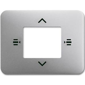 Afdekplaat 6-voudig bedieningselement KNX jaloezie titanium