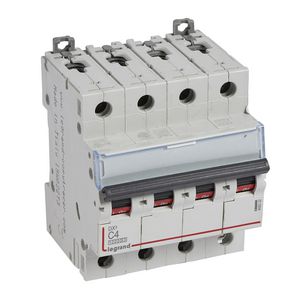 Installatieautomaat MCB DX³ 4-polig C-karakteristiek 4A 10000A