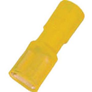 Voll. geisol. vlaksteekhuls 4-6mm²/6,3x0,8 VVE=100