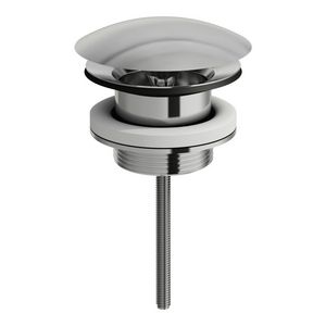 Afvoerplug open v. wast.s z. clou of overloop chroom