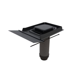 Valetis Slim, geïsoleerde dakdoorvoer voor onder PV-panelen, 160/150, Ubbink