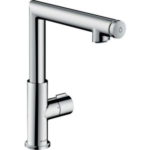 AXOR Uno wastafelmengkraan 220 Select incl. wastegarnituur chroom